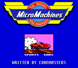 Заставка игры Micro Machines